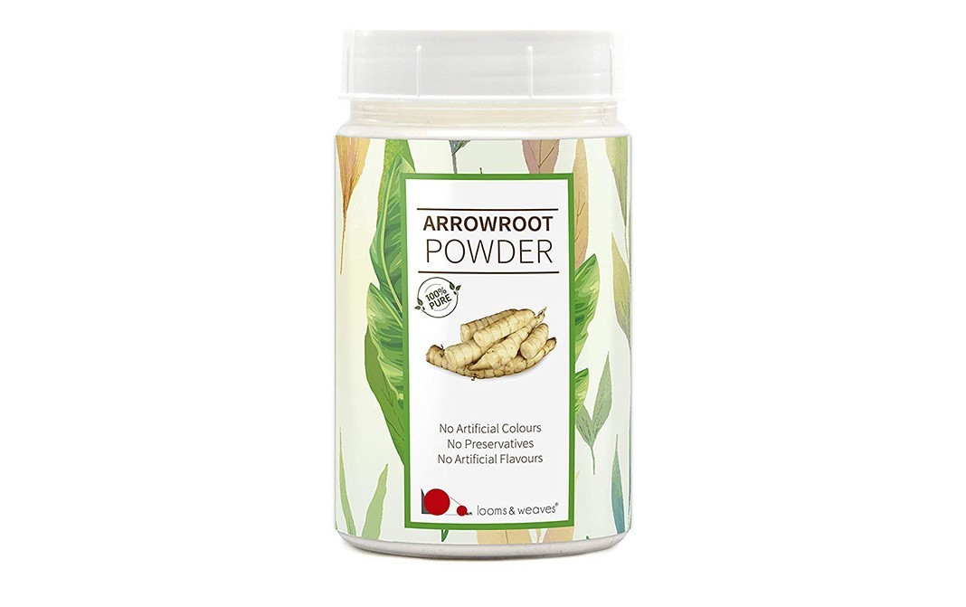 Looms & Weaves Arrowroot Powder    Glass Jar  100 grams
